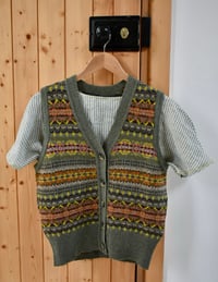 Image 4 of Fair-Isle Waistcoat - Made in Europe