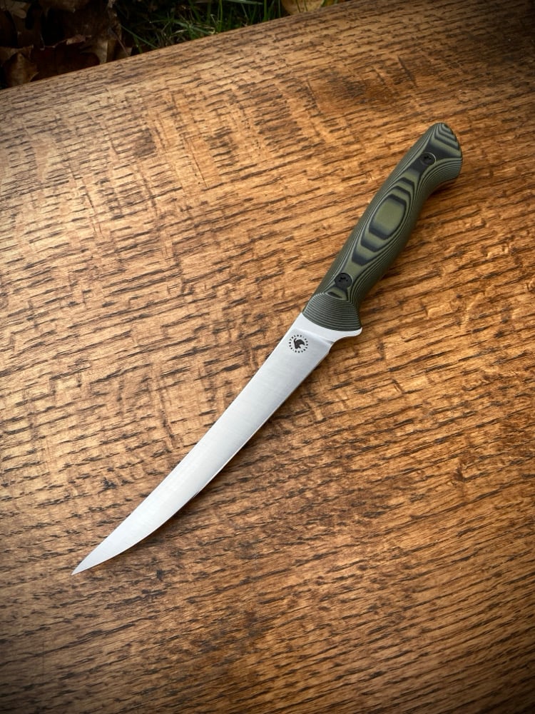 Image of 6" Boning Knife Black/OD (Semi-Stiff)