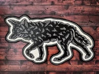Image 1 of Coyote Woodcut