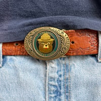 Image 1 of Ealry 80s Smokey Belt Buckle 