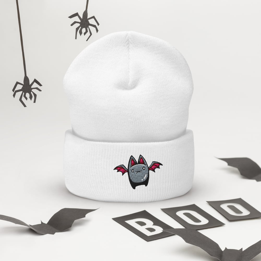 Image of Pink Wing Bat Beanie