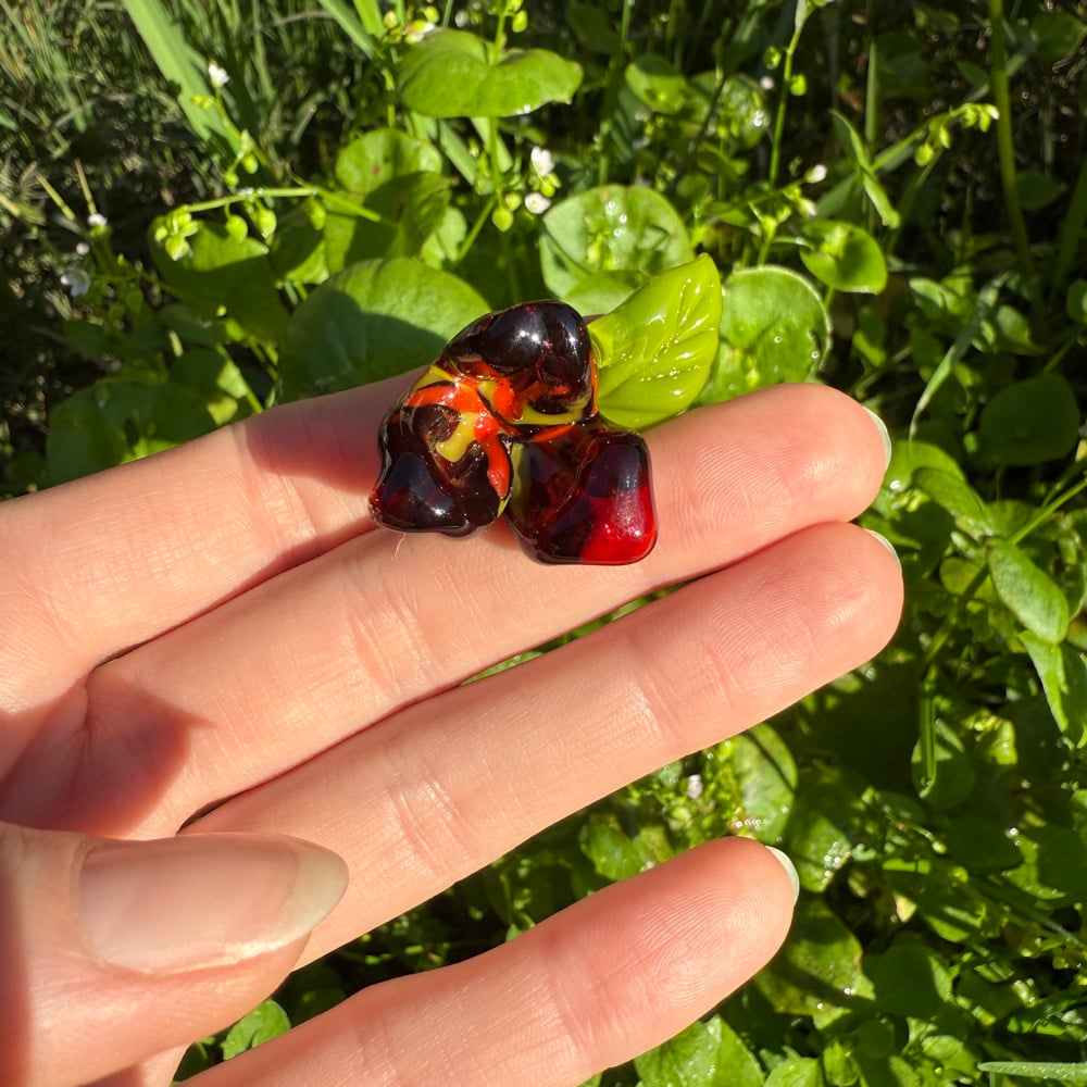 Image of Three Petaled Flower Pendants 