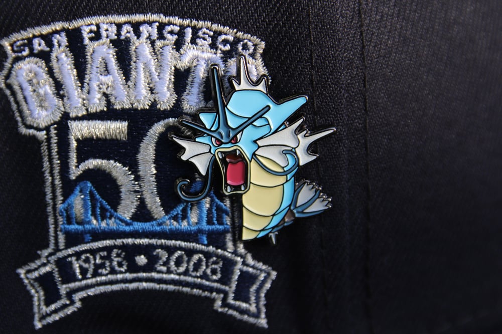 Image of Gyarados Pin - OG Blue