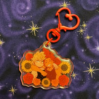 Image 3 of BakuDeku & KiriBaku Rainbow Acrylic Keychains