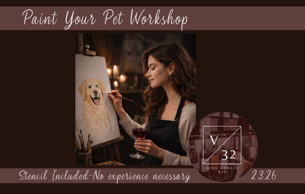 Image of Paint Your Pet Workshop 2/3 Vine 32 + Graze Bar Bedford, NH