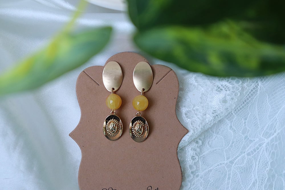 Image of Cowboy Hat Earrings 