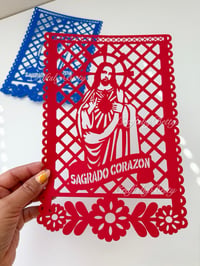 Sagrado Corazon de Jesus Papel Picado