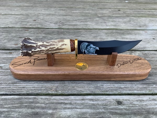 Image of Antler Handle with Dustin Dattilio Artwork