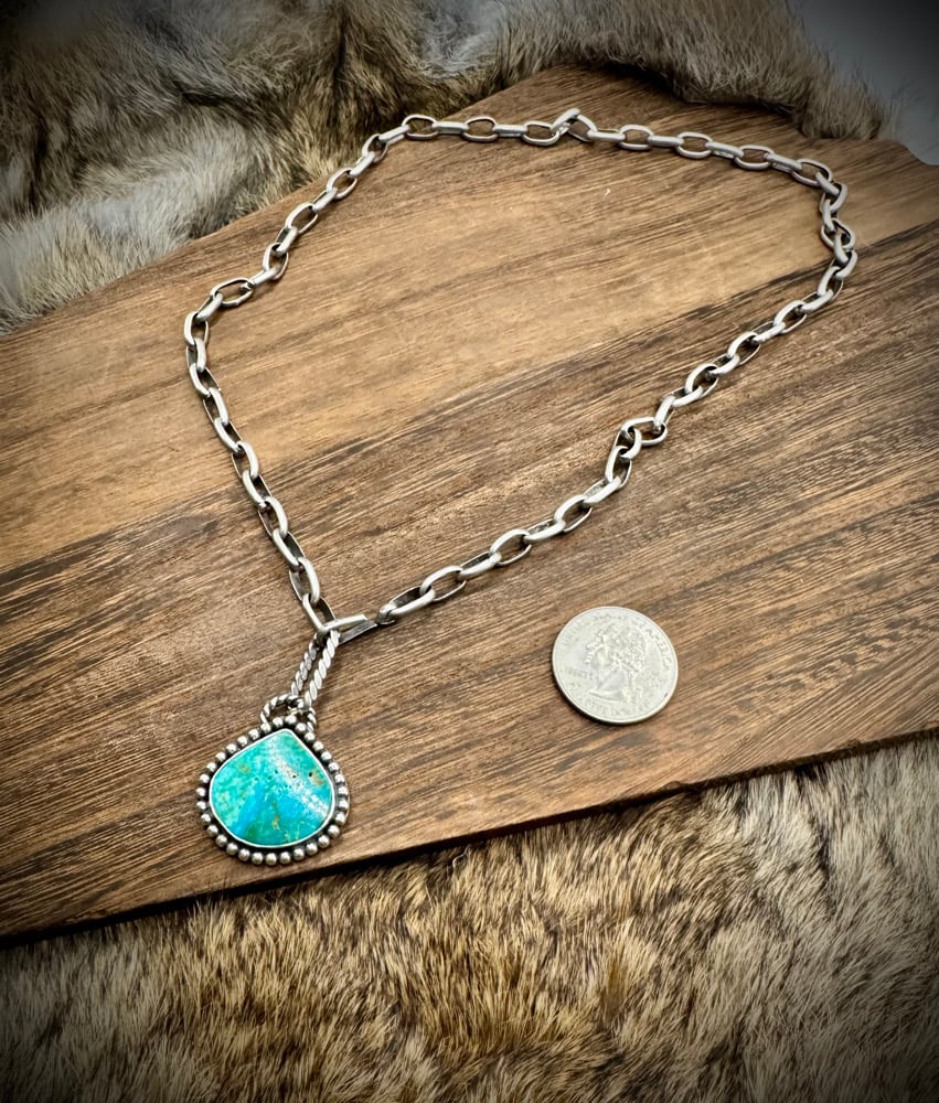 Image of Kingman Adjustable Necklace - handmade chain