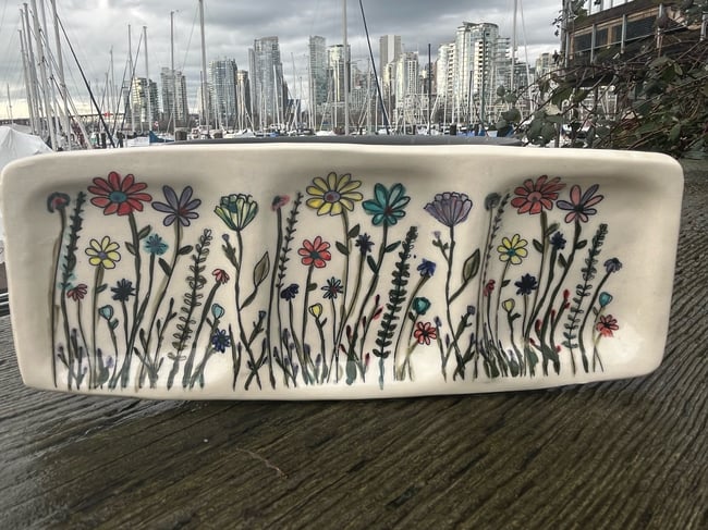Wildflower Small Serving Trays