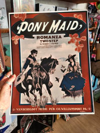 Image 3 of Pony Maid 1900s romantic art print