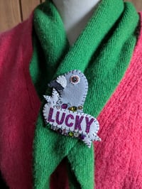 Image 3 of Disco Pigeon Brooch