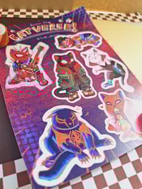Image 2 of Spidercats sticker sheet