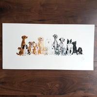 Image 2 of ORIGINAL ARTWORK - Gradient Line Up -  50x25cm