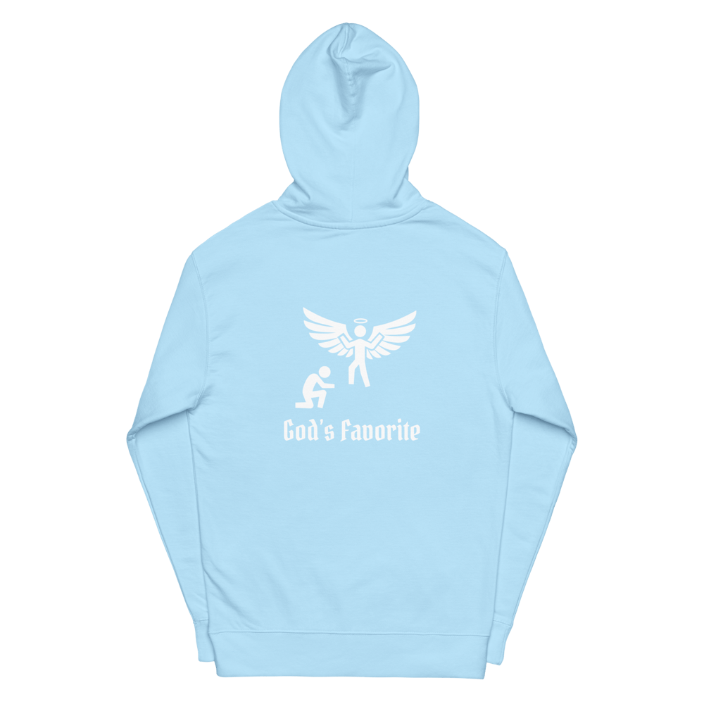 God's Favorite Hoodie (White Print)