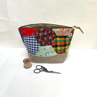 Image 5 of Vintage Patchwork Project Bag