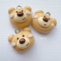 Image 1 of Cute Bear Polymer Clay Charm