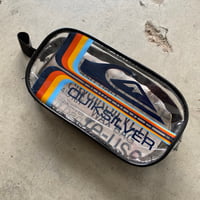 Image 2 of QUIKSILVER TRANSPARENT ZIP CASE