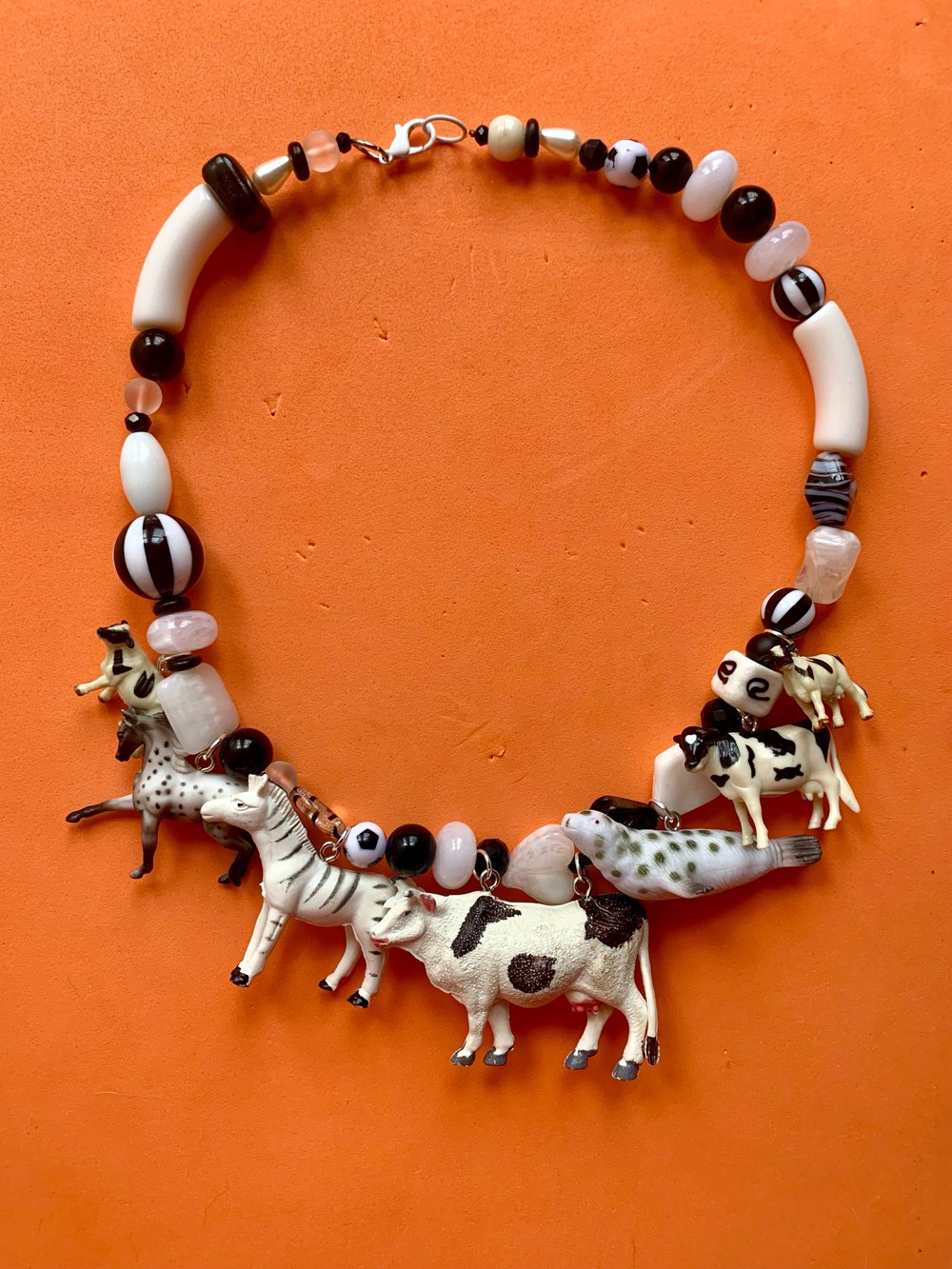 Assorted Cows Necklace