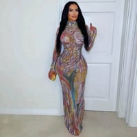 Image 2 of Tilela dress (Multi)