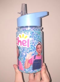Image 2 of blue ms Rachel snowglobe drink bottle 