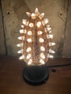 Tan Themed Ceramic Cactus Night Light Lamp