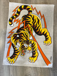 Image 1 of Original tiger painting 44x60cm 