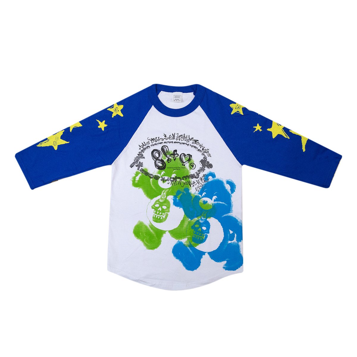 Image of STFUTAKECARE&ENJOYYOURTRIP blue Raglan Tee 