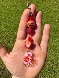Strawberry pumpkin charm 