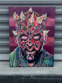 Image 2 of “Darth Maul” 18x24” OG Painting on Canvas 