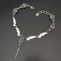 Image 2 of Bats in Battle Necklace