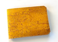Image 1 of Malcolm Bifold Wallet Mustard Cork