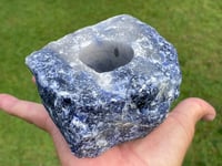 Image 11 of Sodalite Candle / Sphere Holder #1847