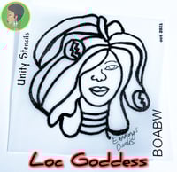 Image 3 of Unity’s Stencils: Ankh Goddess, Empress Blue Lips, Loc Godis Protection Godis