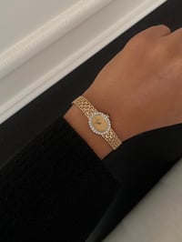 Image 3 of RARE Vintage 14k Solid Gold And Diamonds Baume&Mercier ✨