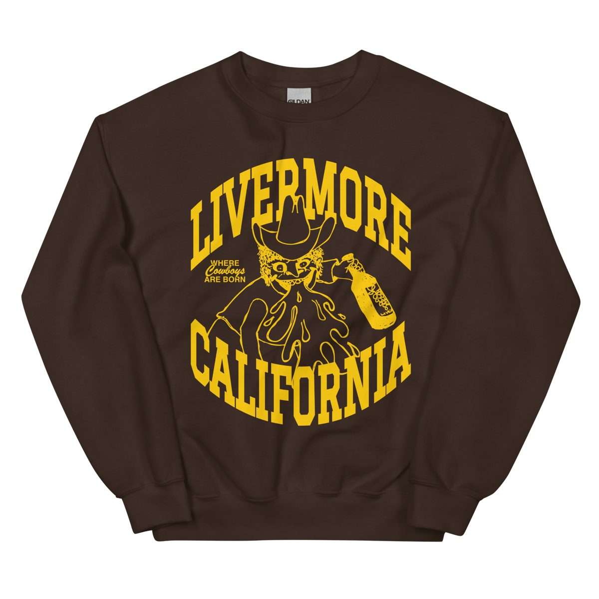 Image of Cowboy Crewneck (Brown)