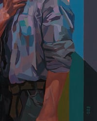 Image 2 of Love is Simple - 24x30" Acrylic on wood