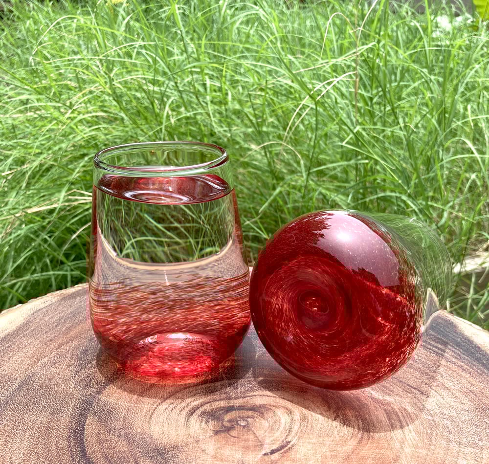 Image of Frit Tumbler - Dragon's Blood