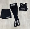 OG VILLAINS BIKER SHORTS/LEGGINGS/SPORTS BRAS