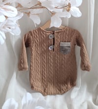 Image 1 of Photoshooting boys bodysuit |  Ari | camel | 12-15 months | 18-24 months