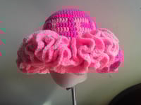 Image 5 of Steelers x Breast Cancer Xtra Ruffled Hat