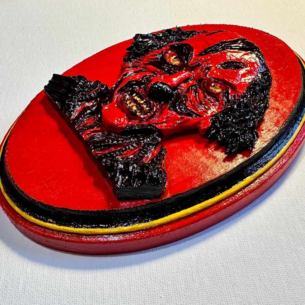 Lipstick Demon Wall Plaque