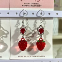 Image 4 of Strawberry Earrings
