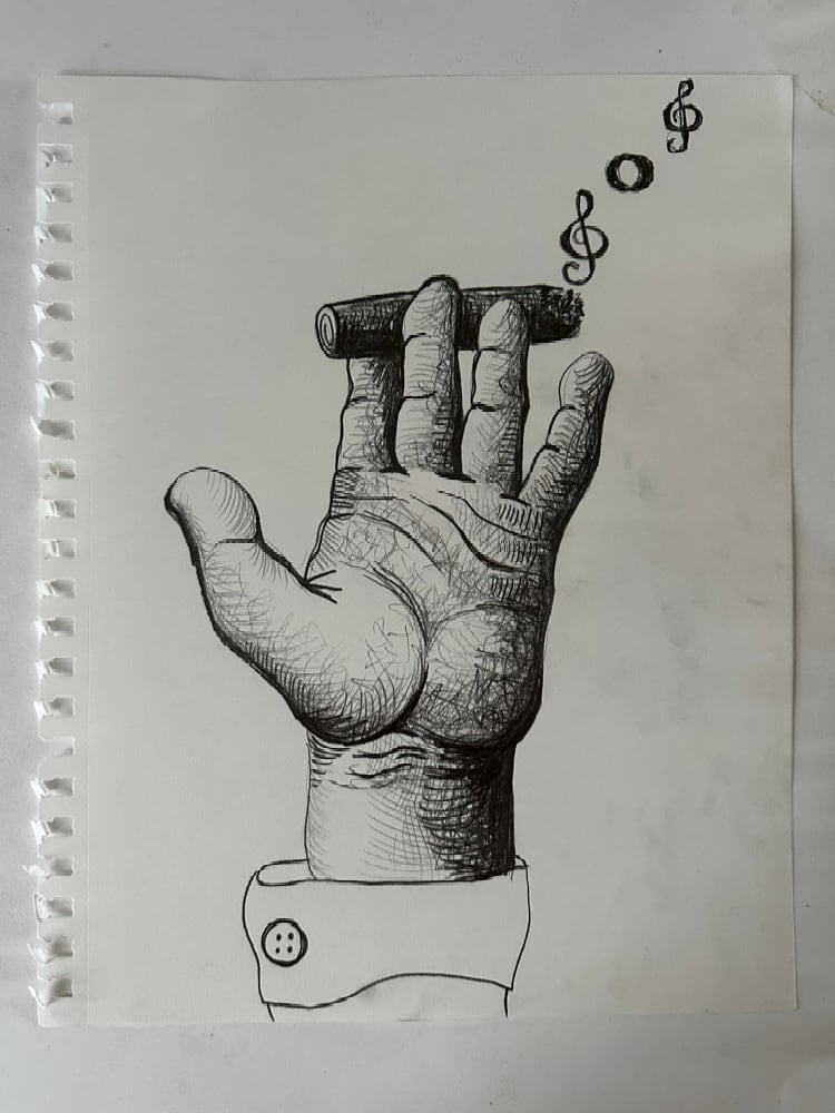 Image of “UNTITLED (THERAPY)” drawing