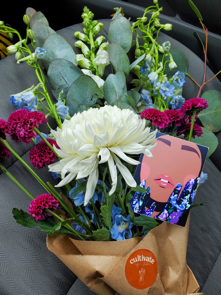 Image of Floral Lizzo Stickers