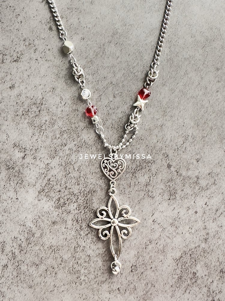 Image of Crimson Heart Cross
