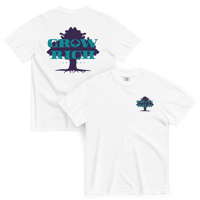 Image 6 of Grape 5 Inspired GRA Tree w/ Overlapping Script heavyweight t-shirt
