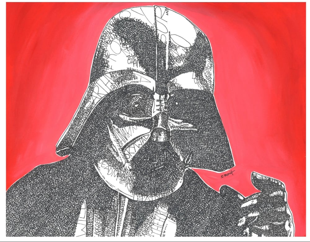 Image of Darth Vader Lyric Piece