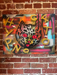 Image 1 of Hypno ⚡️ Gato on Salvaged Metal