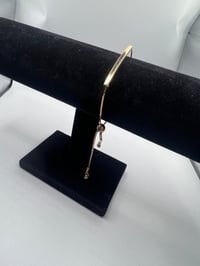 Gold bar bracelet 